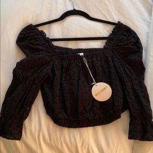 Wild Honey Crop Lace Shirt